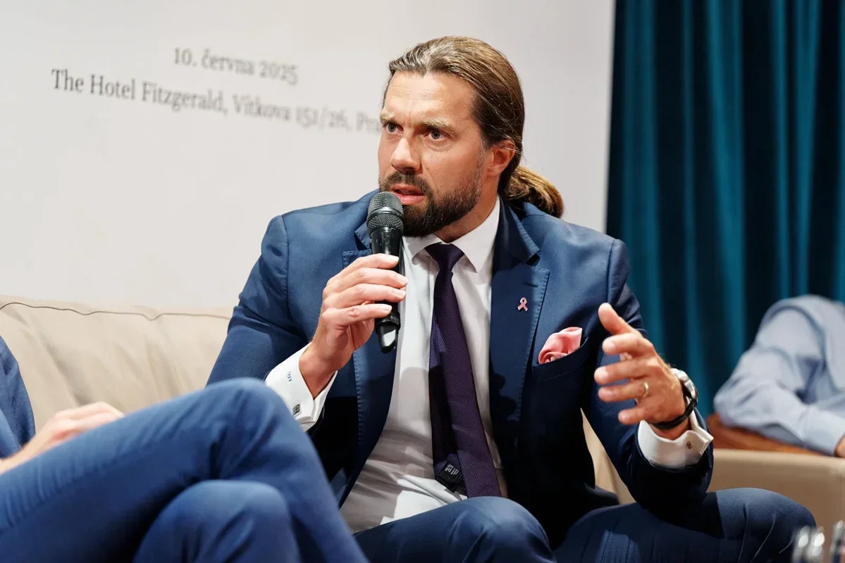 Ivan Duškov, nový ředitel VZP, hovoří na konferenci Zdravotnického deníku