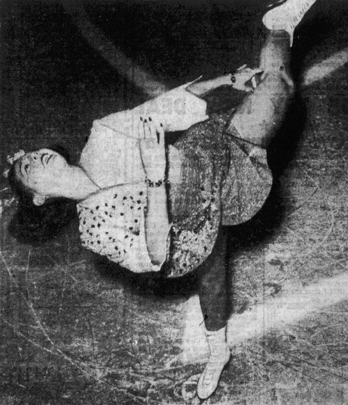 Ája Vrzáňová krasobruslení 1951 mistryně světa