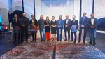 Laureáti literární ceny Magnesia Litera na slavnostním ceremoniálu