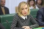 Maria Zacharovová mluvčí ruského ministerstva zahraničí na jednání