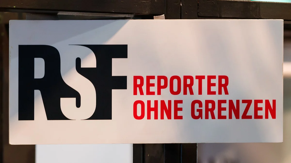 RSF logo svoboda tisku Reportéři bez hranic index 2026