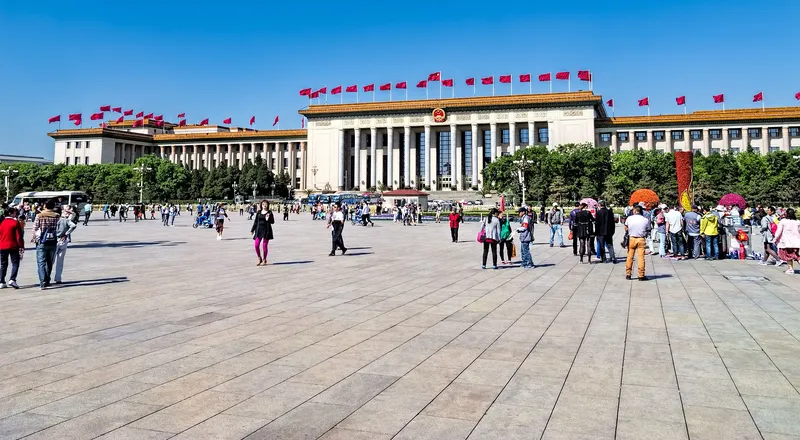 Velký sál lidu v Pekingu, místo summitu Trump a Si Ťin-pching 2026
