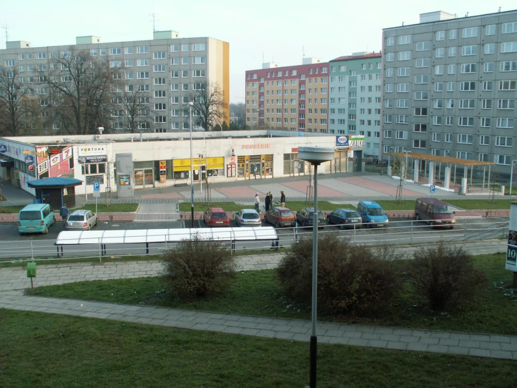 Předmostí district Přerov housing estate where green parking garage permit planned