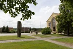 Lidická galerie Lidice building exterior sculpture garden