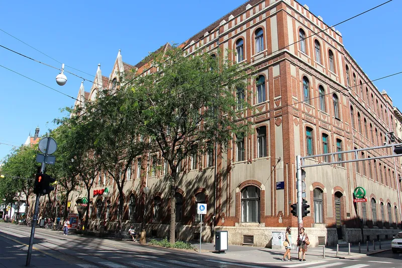 Croatian post office building where families file child benefit forms