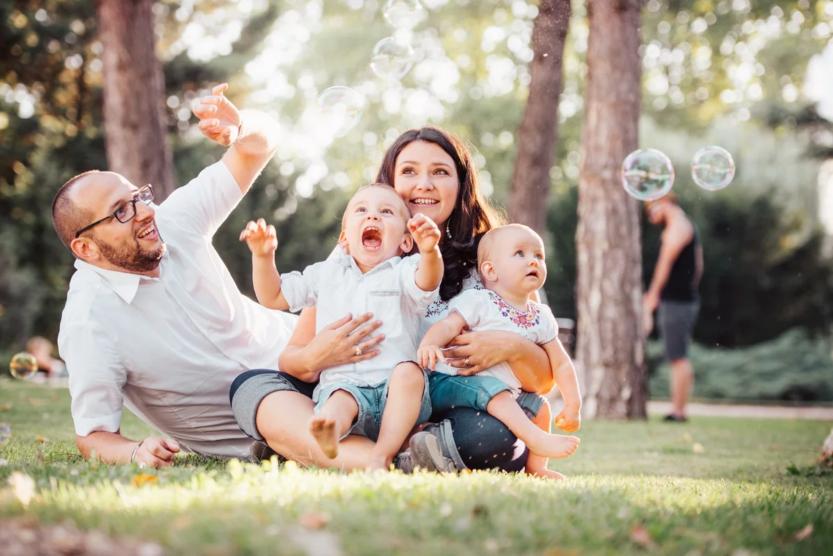 Family with young children in Croatia, eligible for child benefit in 2026